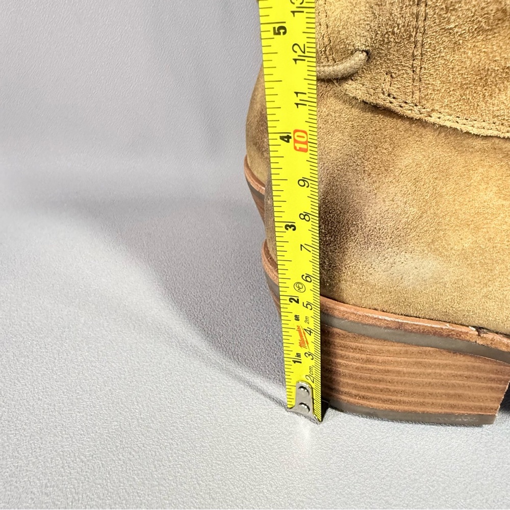 SOFFT Sharnell Tan Distressed Suede Lace-Up Western Inspired Tall Boots - Picture 15 of 15